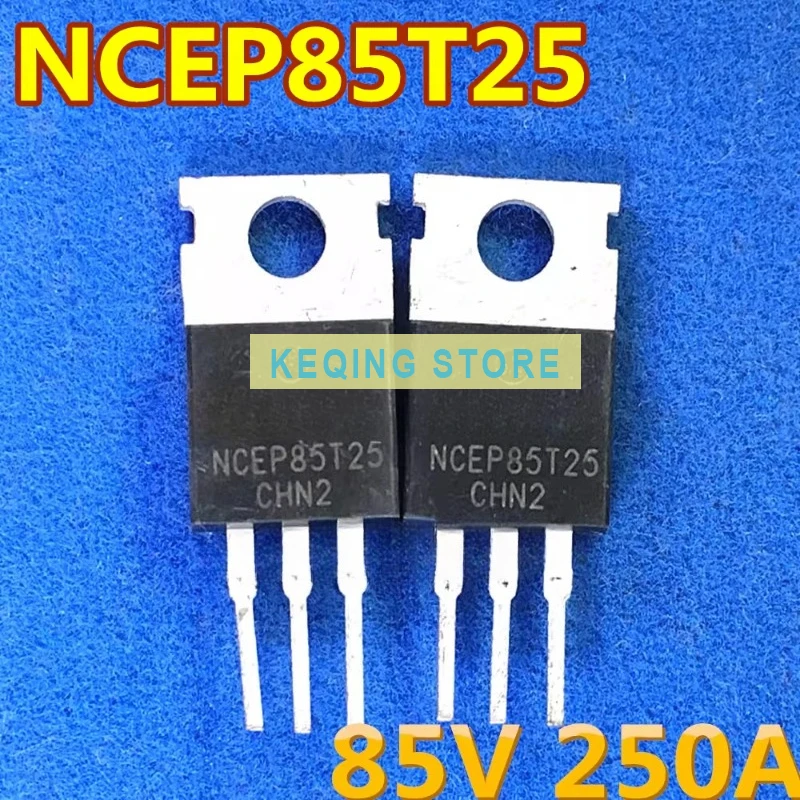 10PCS Used+Not NEW+Send after Measure Original disassembly NCEP85T25 TO-220 in-line MOS FET 85V 250A spot