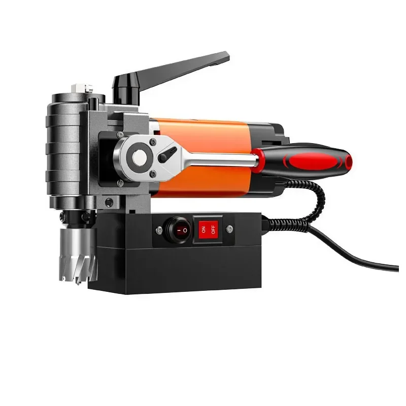 Electric Magnetic Drill Powerful Magnetic  Base Drill 1380W Magnetic Horizontal Bench Drilling Machine Iron Suction