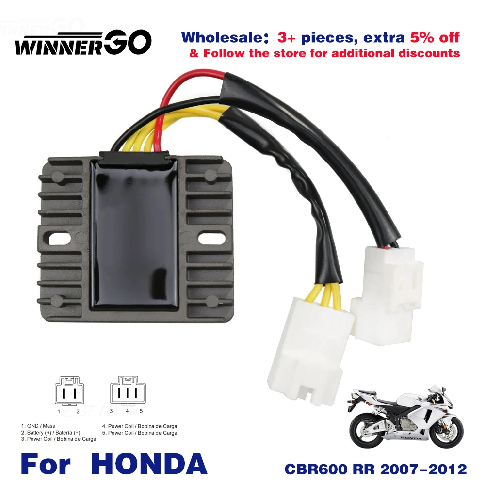 Motorcycle Voltage Regulator Rectifier for Honda CBR600RR CBR 600 RR 2007 2008 2009 2010 2011 2012