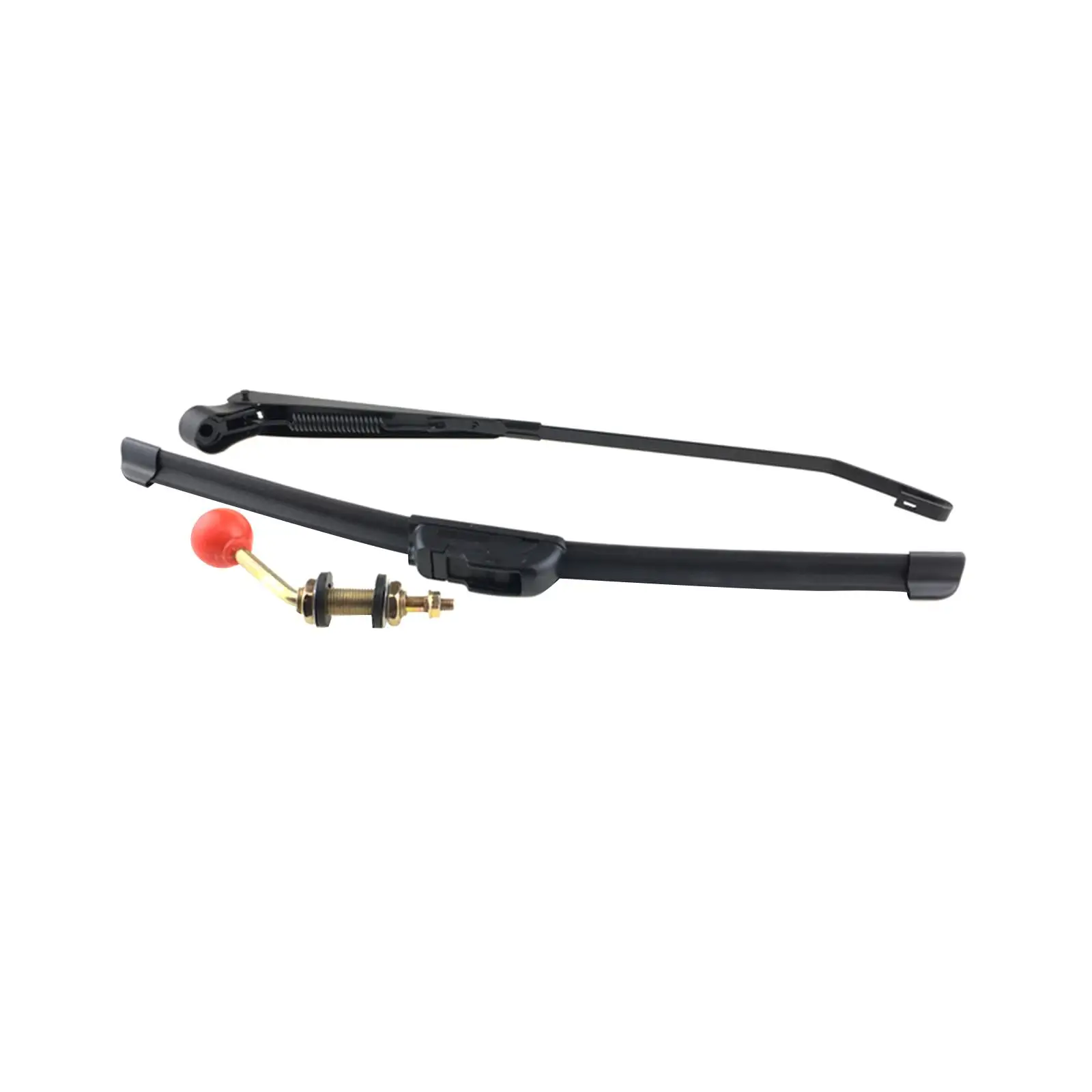 Hand Operated Manual Wiper Universal Windshield Wiper Kit Metal Assembly Durable Parts for Kart Dune Buggy and Boat