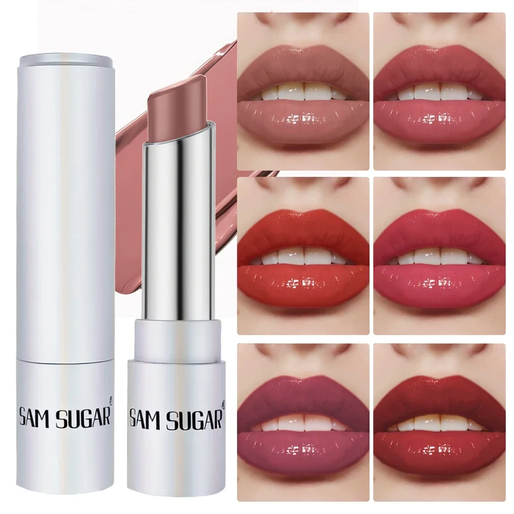 Boter Voedende Lippenbalsem Langdurige Hydraterende Opvullende Zachte Matte Lippenstift Gemakkelijk aan te brengen