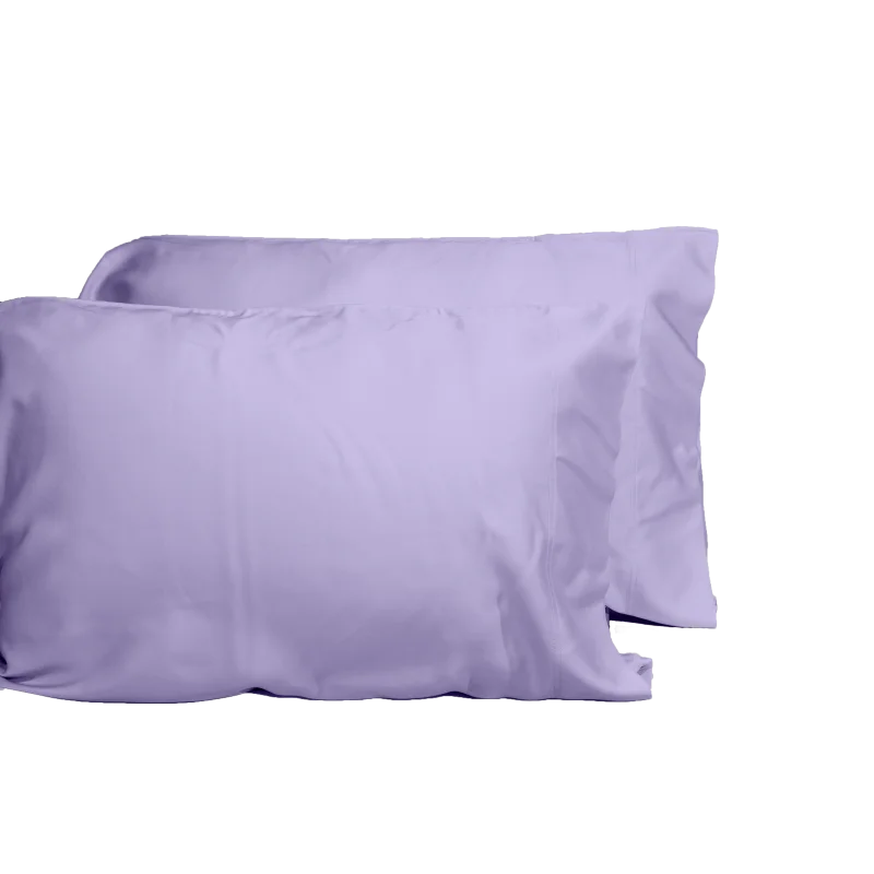 

Luxurious Viscose from 100% Bamboo 2-Piece Pillowcase Set , Oeko-TEX Certified, King - Amethyst