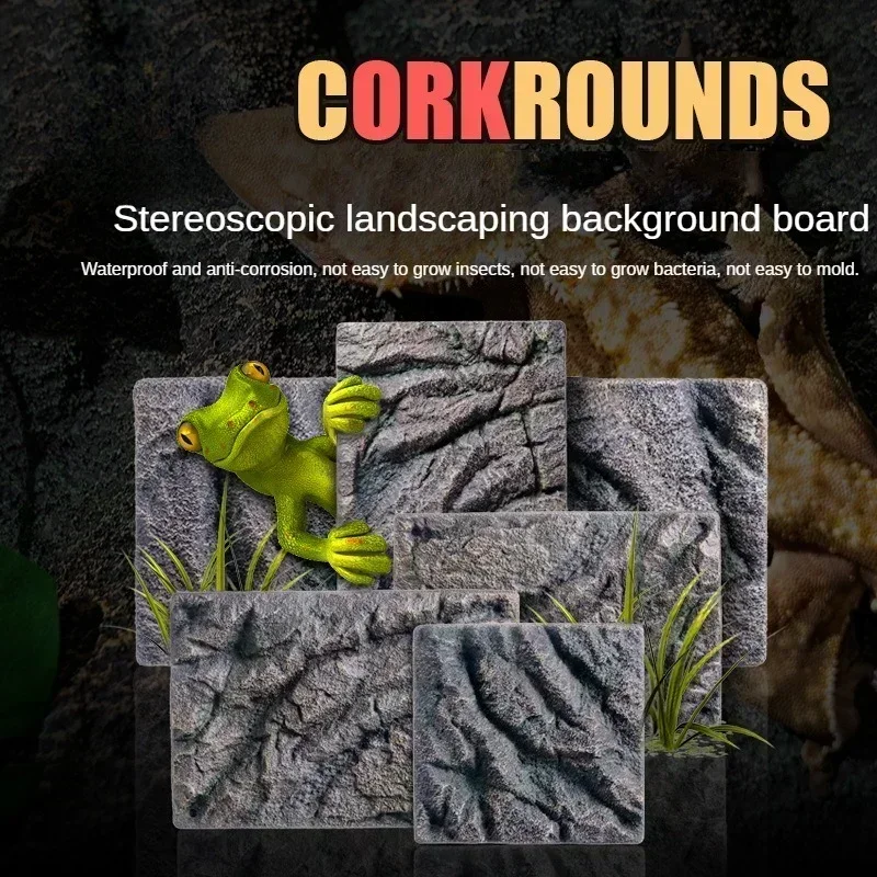 

Climbing pet three-dimensional landscaping background board, reptile feeding tank, feeding box, rainforest tank, imitation rock