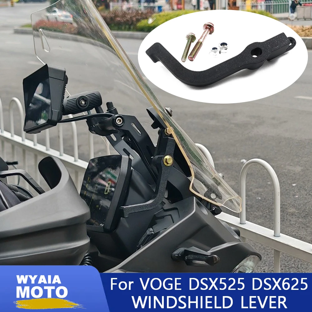 DSX525 DS525X 525DSX Motorcycle One-button Racing Windshields and Lifting Aid Device for VOGE DSX625 DS625X 625DS