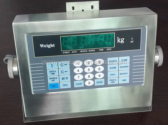 

Stainless Steel Indicator with Printer Digital Indicator for Truck Scale LED Display Weighbrige Indicator