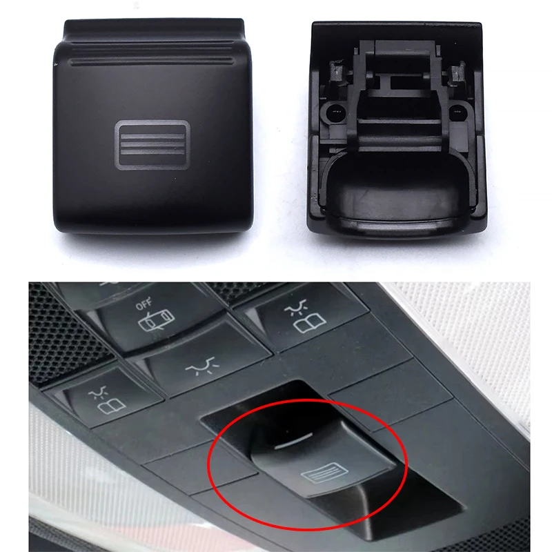 Image of Für Mercedes Auto Schiebedach Fenster Schalter Taste Kunststoff Schalter für Benz W204 C-KLASSE W212 A207 E-KLASSE W218 CLS-KLASSE Zubehör
