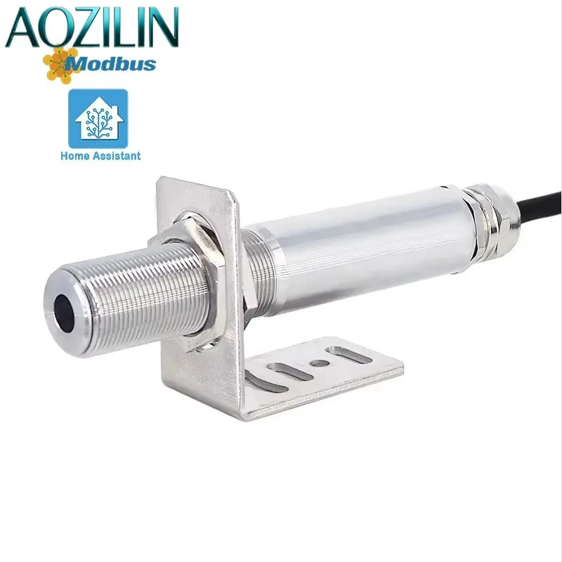 AOZILIN Online Non-Contact Infrared Temperature Probe 0.2℃ Precision 4-20mA Industrial Infrared Thermometer Photoelectric Sensor