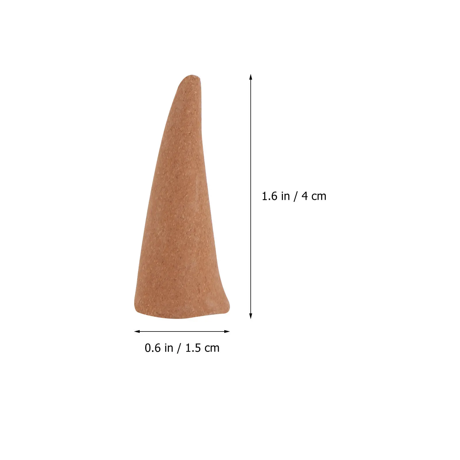 150Pcs Sandalwood Incense Cones Natural Fragrant Grain Backflow Style Calming Aroma for Daily Stress Release Focus Enhancement