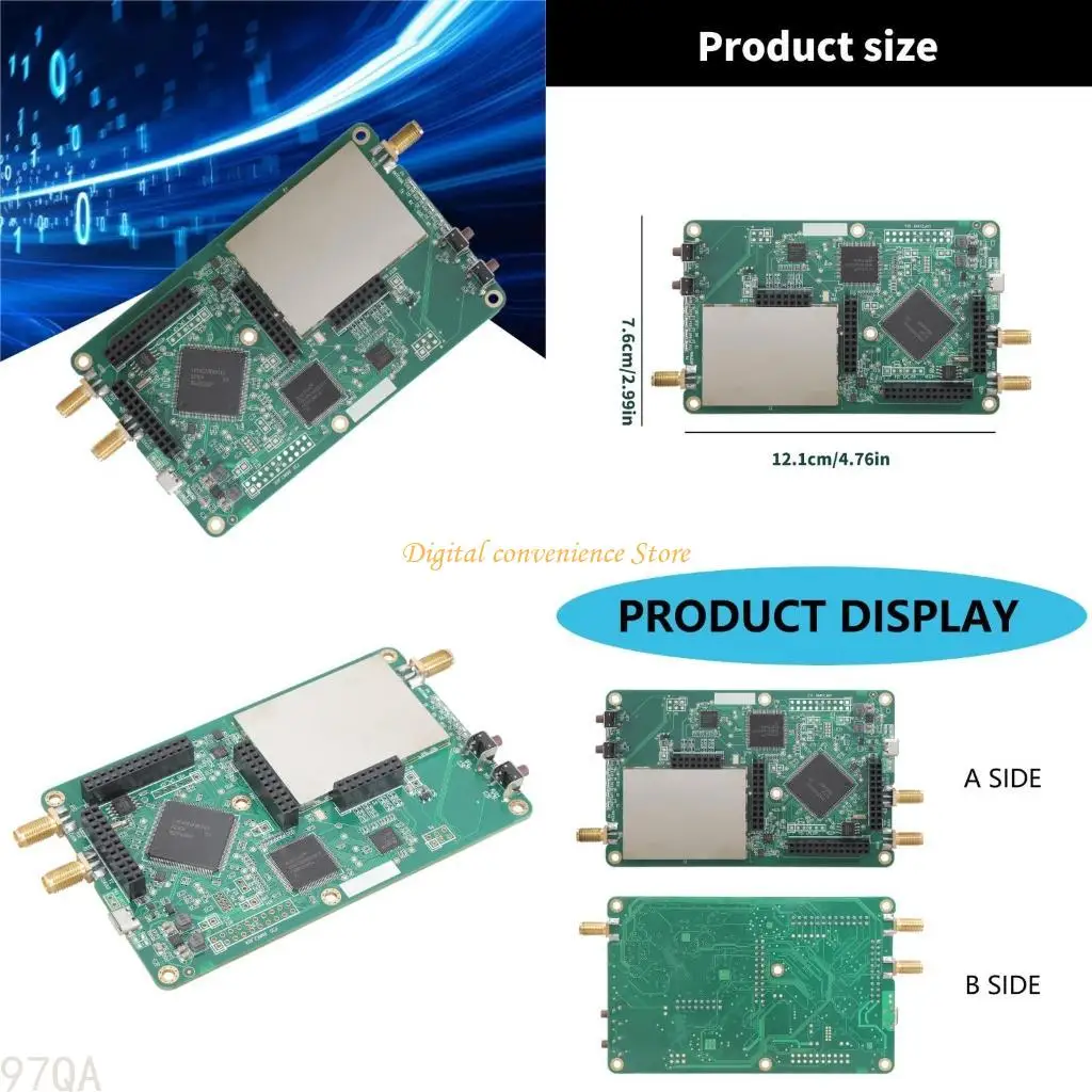 

97QA SDRPlatform Software Defined Radio Development Board 1MHz to 6GHz RFSystems
