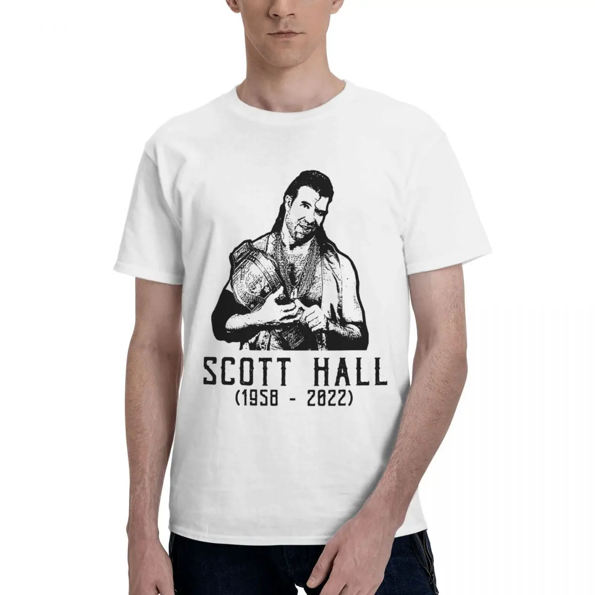 Scott Hall RIP Razor Ramon T Shirts Graphic Y2K Summer O-neck Tshirts For Men Women Tops