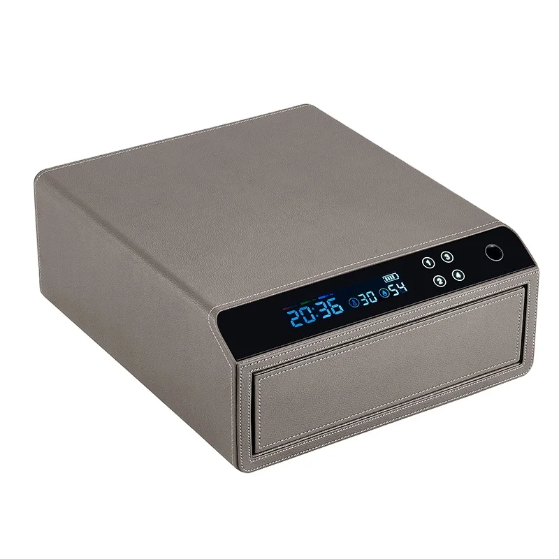 

Customized LCD Display High Security Fingerprint Digital Password Unlock Drawer Safe Box For Money