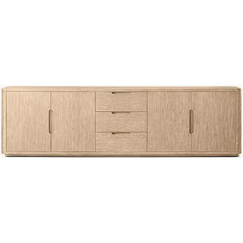 Wooden TV cabinet, high-end export villa club, can be exquisite dining side cabinet