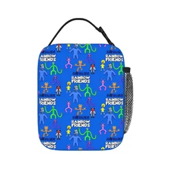 Rainbow Friends Insulated Lunch Bags borse da Picnic portatili Thermal Cooler Lunch Box Tote per donna Work Kids School