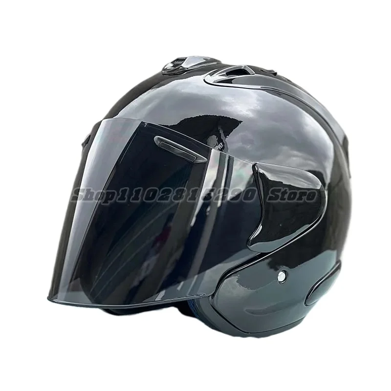 

Ram4 Bright Black Half Helmet Men and Women Motorcycle Off-Road Summer Helmet Downhill Racing Mountain Cross Casco Capacete