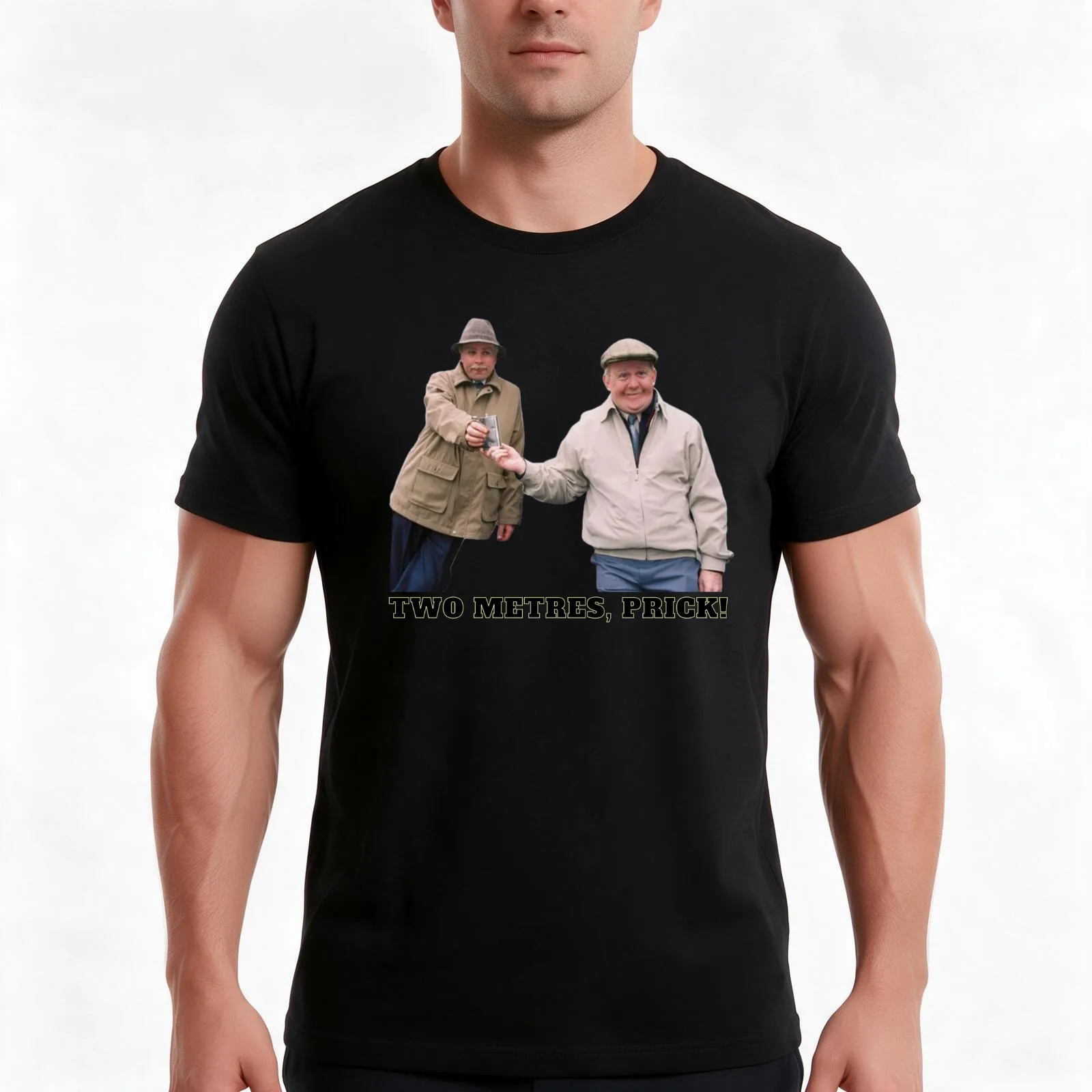 Two Metres Prick - Jack and Victor of Craiglang T-Shirt Summer Casual Cotton Tee Oversized Streetwear Tops Unisex Men Women