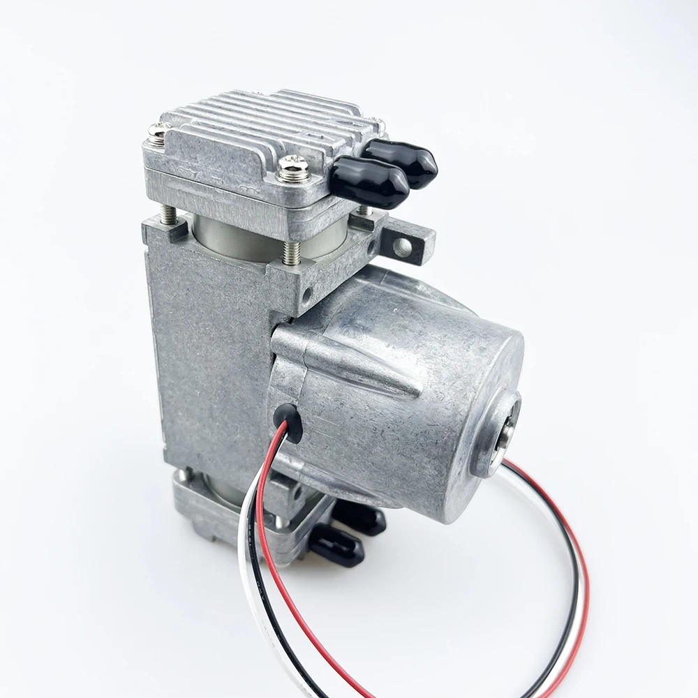 سوبر ارتفاع ضغط PF-08DH DC24V مصنع صناعة الأجهزة المخصصة مضخة المكبس مزدوجة الرؤوس لنقل الهواء