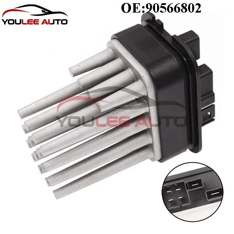 New 90566802 90512510 13124716 Heater Blower Motor Resistor For Vauxhall Opel Astra Corsa Meriva Omega Zafira Saab Car Parts