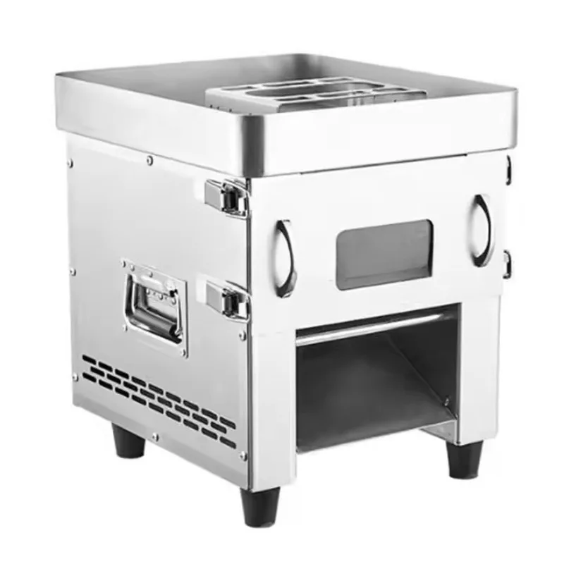 

Коммерческий автоматический резак для мяса из нержавеющей стали, быстрый электрический слайсер/измельчитель, 220 В, новый слайсер для ломтиков мяса