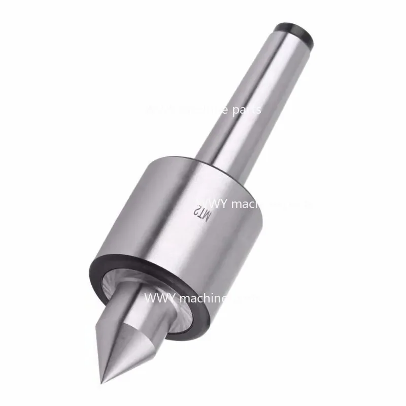 

Suitable for MT1, MT2, MT3 High-precision Rotary Center Lathe Cone Handle Movable Sleeve MT2 Alloy Double Pointed Center