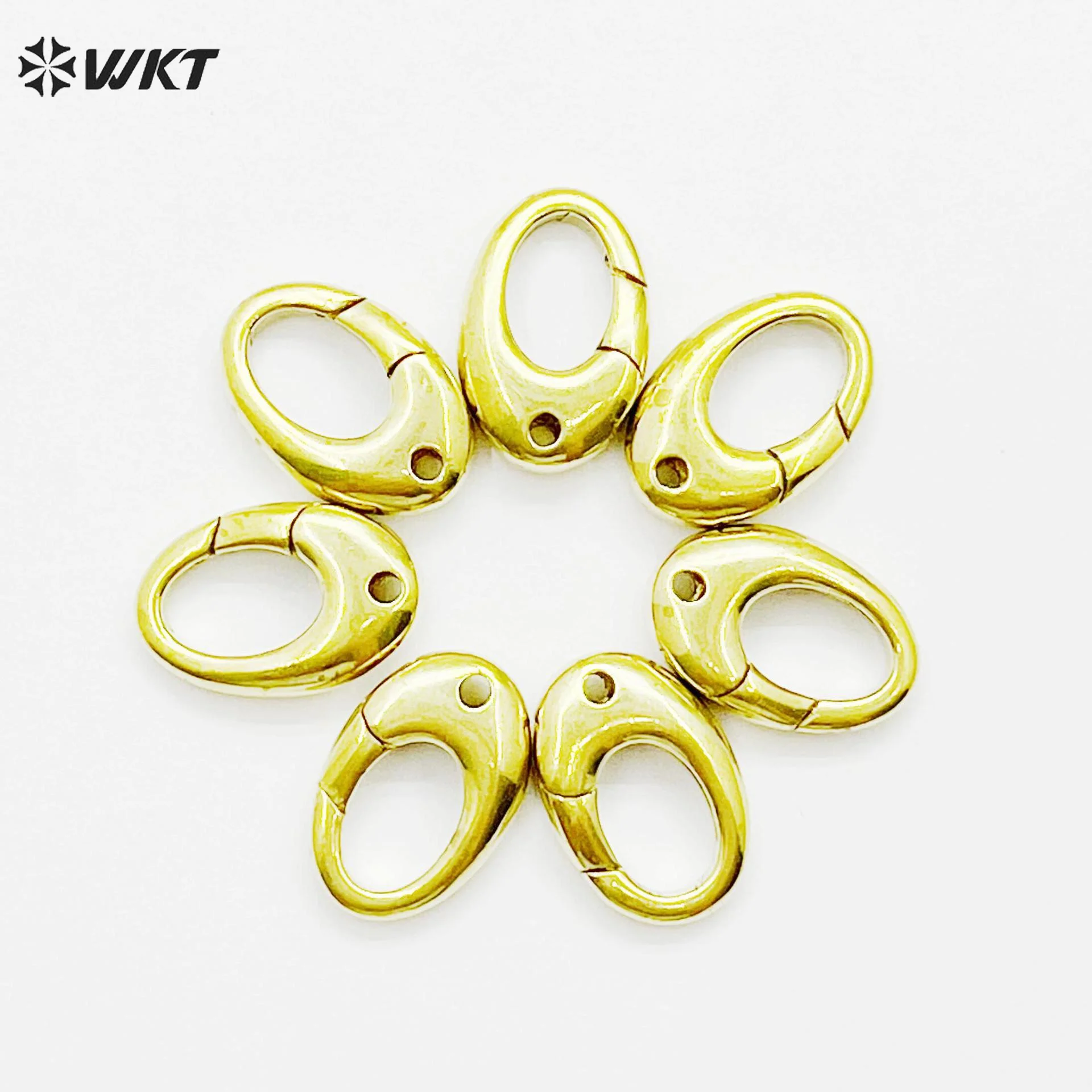 WT-JFE139 New Coming Beutiful Button Brass Gold Round Shape For Unisex Daily Fine Decoration