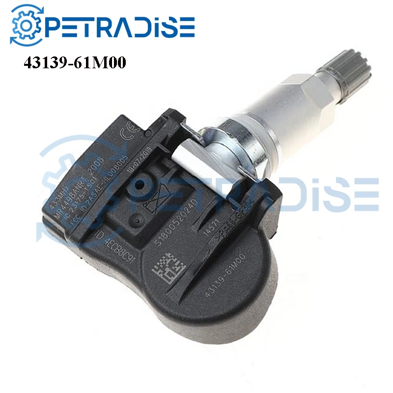 

New TPMS Tire Pressure Sensor For Suzuki Vitara SX4 S-cross Ignis Baleno Alto Swift Jimmy Auto Parts OEM 43139-61M00 4313961M00