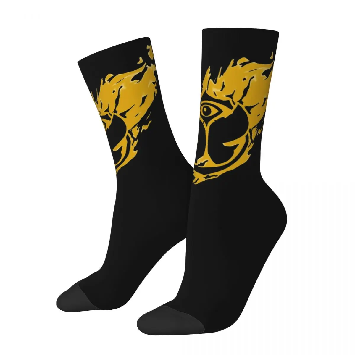 Tomorrowlands 2024 Festival Golden Socks for Women Men Product All Seasons electronic music Warm Crew Socks Non-slip