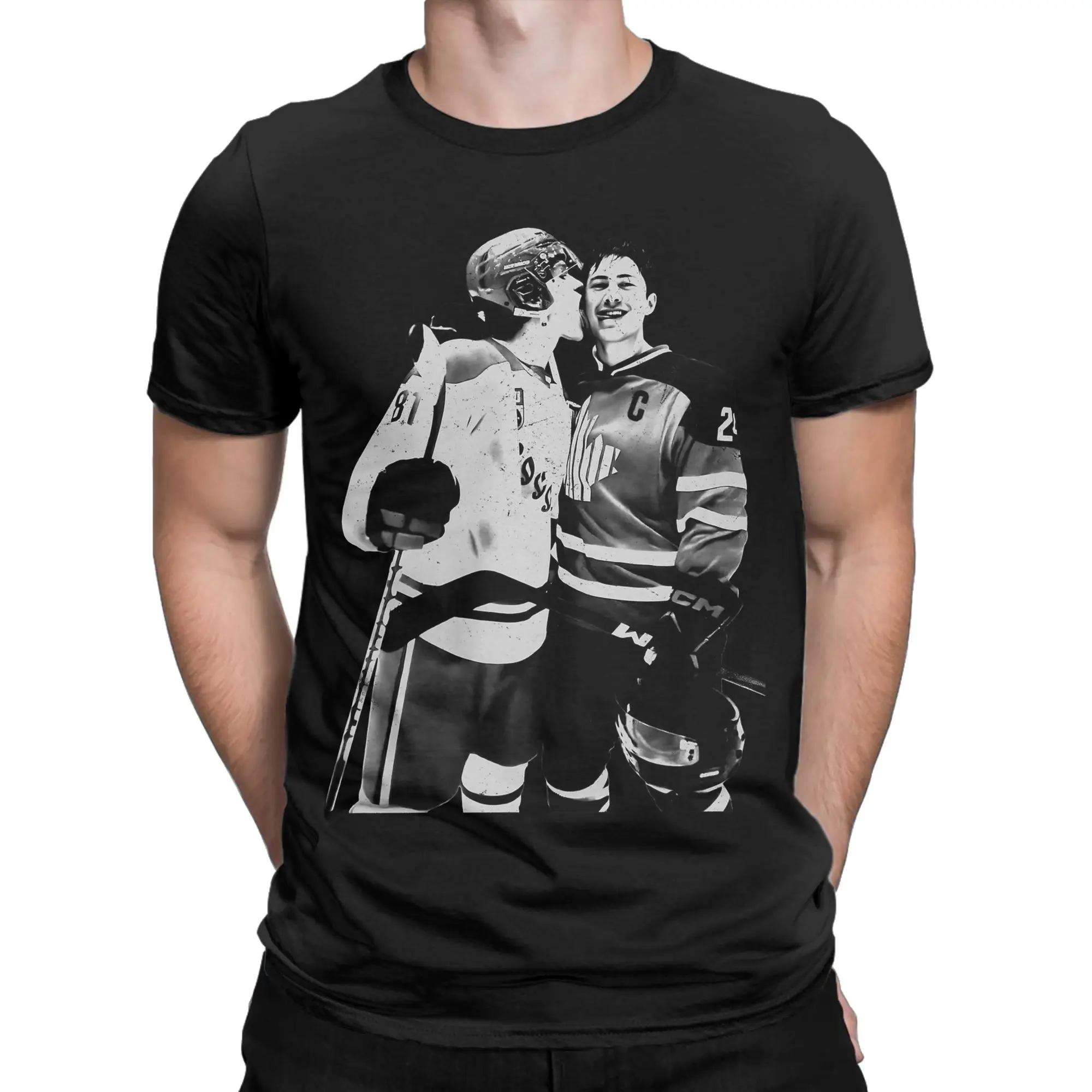 Heated Rivalry Shane Hollander Ilya Rozanov T Shirt Men's  100% Cotton T-Shirt O Neck  Tee Shirt Short Sleeve Tops Original