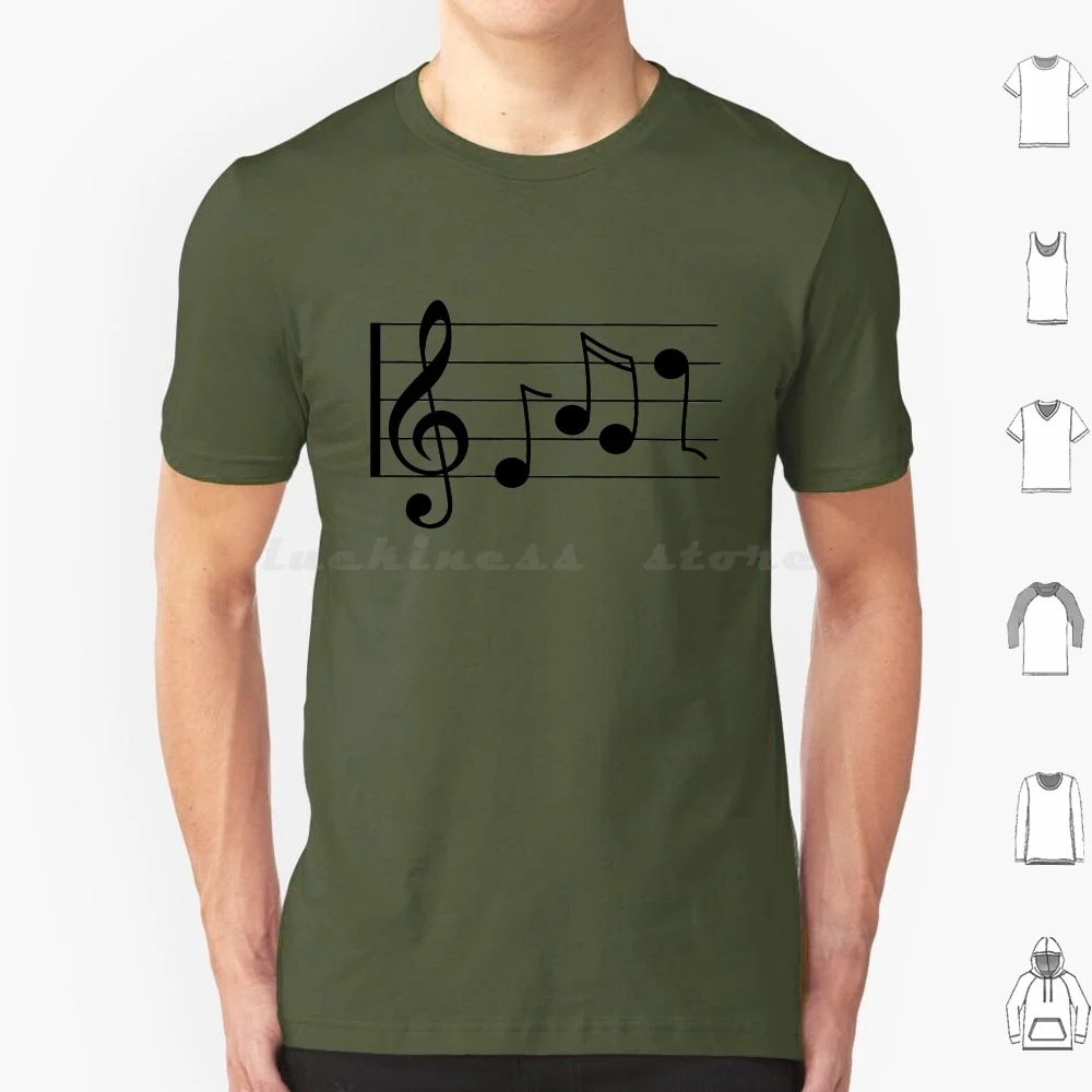 Music T-Shirt Slim Fit T Shirt Big Size 100% Cotton Music Note Who Tradis Whovian Music Note Musicnotes Unce Upon A Time