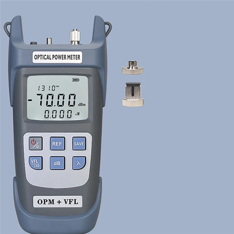 مقياس طاقة بصري COMPTYCO مع محدد موقع الخطأ البصري ، جهاز اختبار الألياف البصرية ، OPM -70-10DBm ، 10 ، VFL