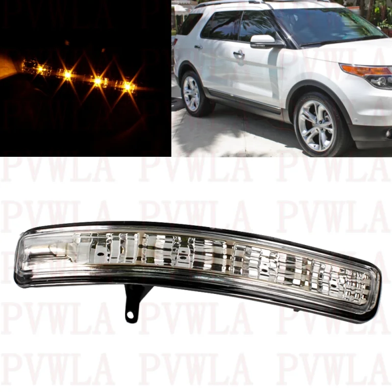 

Right Side LED Mirror Turn Signal Lights Indicator BB5Z-13B374-A For Ford Explorer 2011 2012 2013 2014 2015 2016 2017 2018 2019