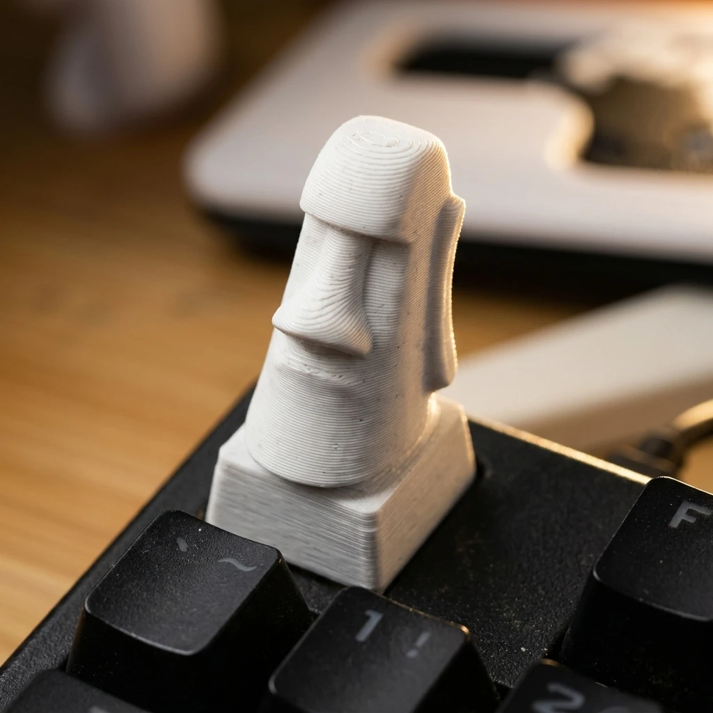 Resurrected Stone Statue Custom Keycaps Cross Axis PC Gaming Keyboard Peripherals Collection Gift