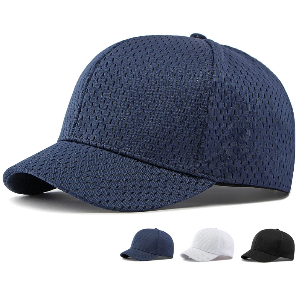 Trucker Cap Mesh - HT5121 짧은 챙 남녀 공용 썬캡