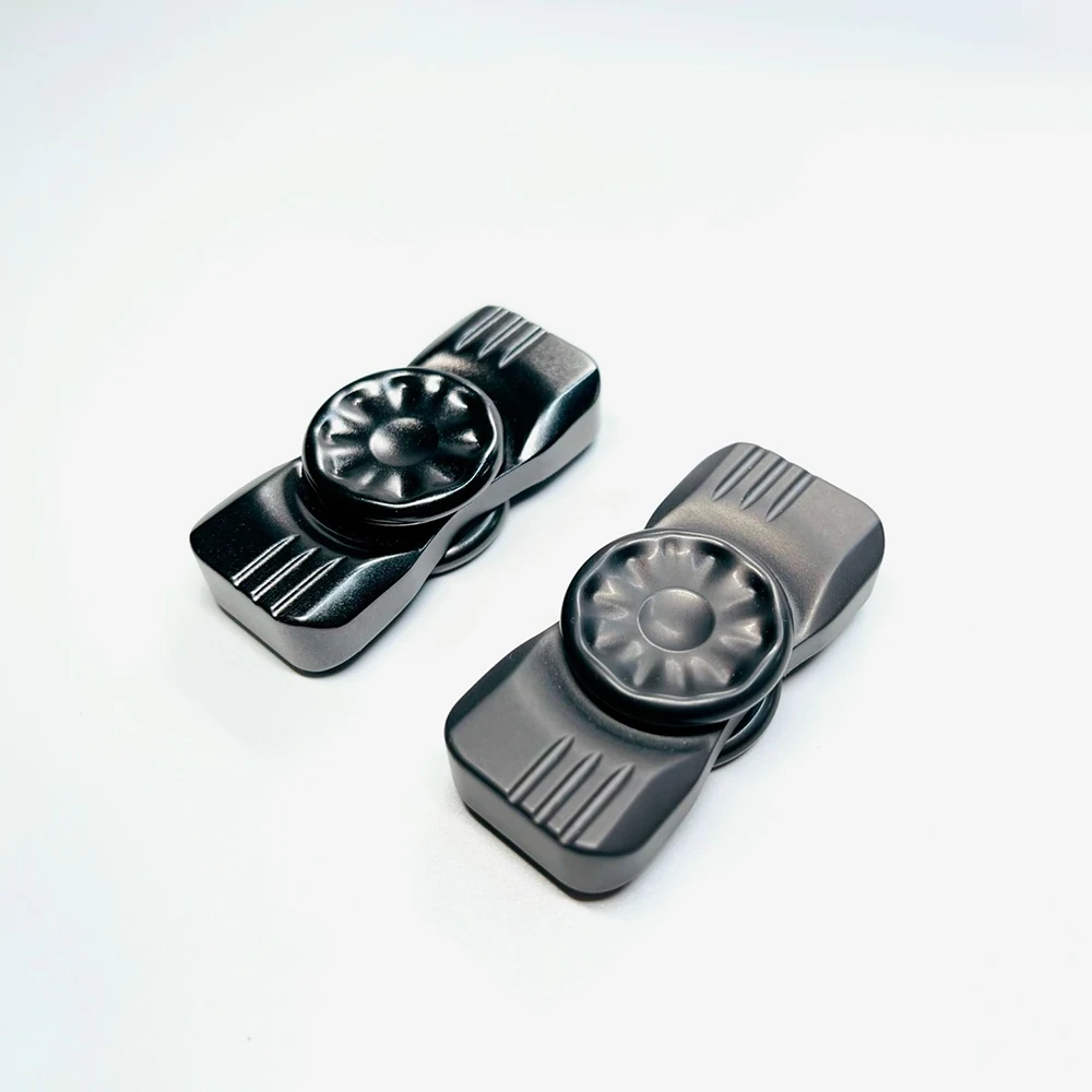 Grey Crossing EDC Simple Fidget Spinner Fidget Spinner a due pale Disegni originali Gadget per alleviare l'ansia Giroscopio