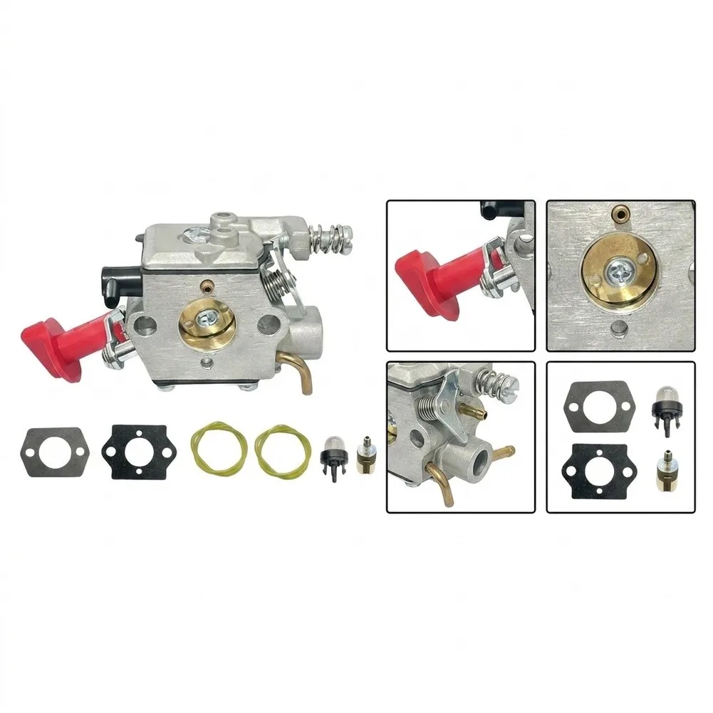WT-1072 Replacement Carburetor Kit For Professional Logging Silver Carburetor For Chainsaw Use Metal Construction