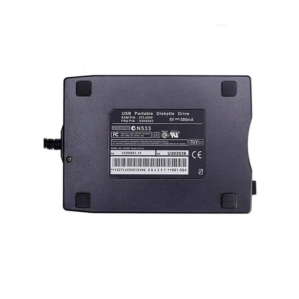 Slim Read/Write 3.5 polegadas 1.44 MB Disquete USB Externo Portátil Disquete Drive Diskette FDD para Laptops