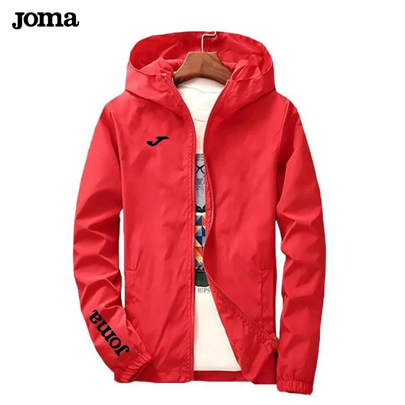 Chaqueta Cortavientos e Impermeable JOMA para Mujer y Hombre, Ligera, de Secado Rápido, Transpirable, para Senderismo, Camping
