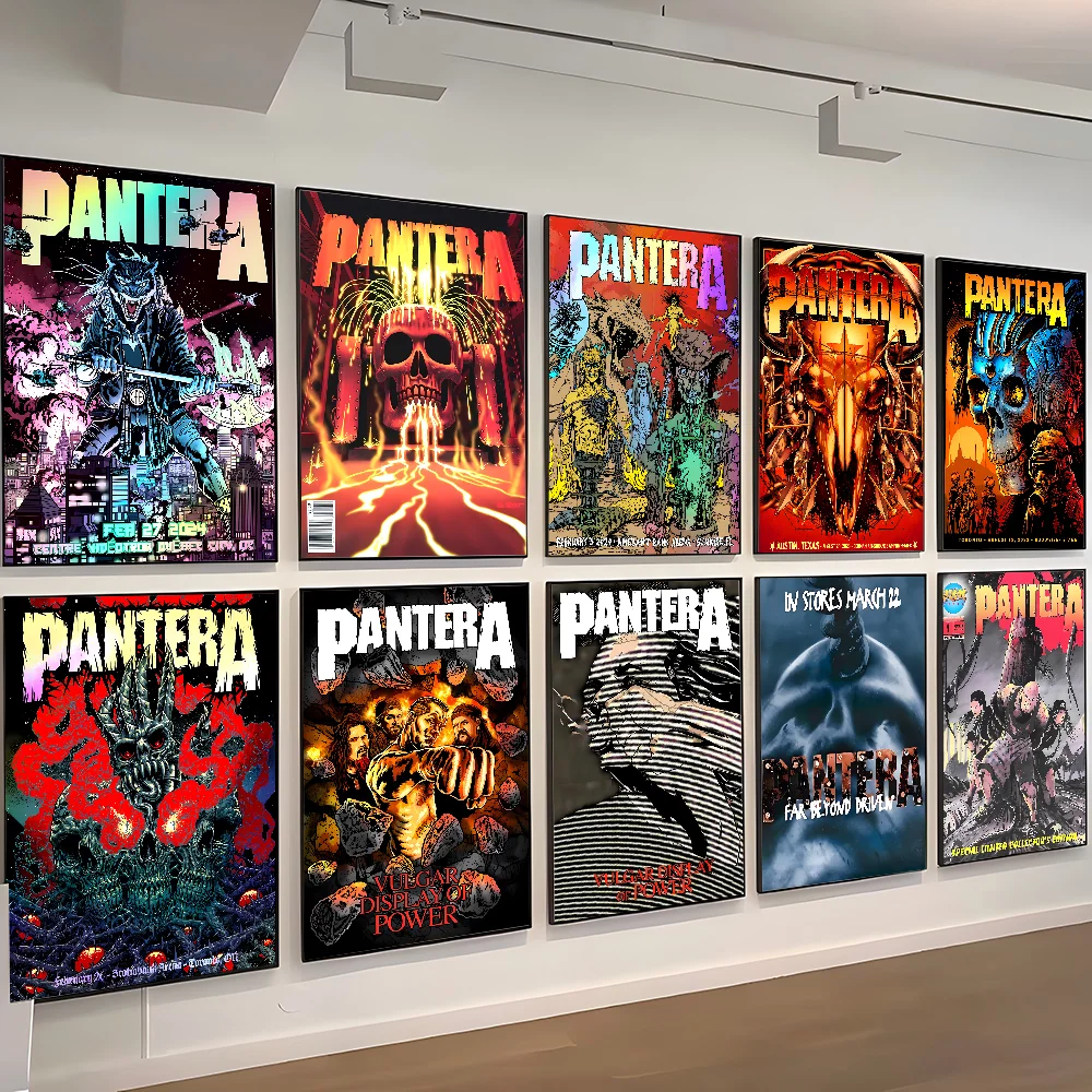 P-Pantera Far Beyond Driven Poster, selbstklebende Kunst, wasserfester Papieraufkleber, Kaffeehaus, Bar, Zimmer, Wanddekoration