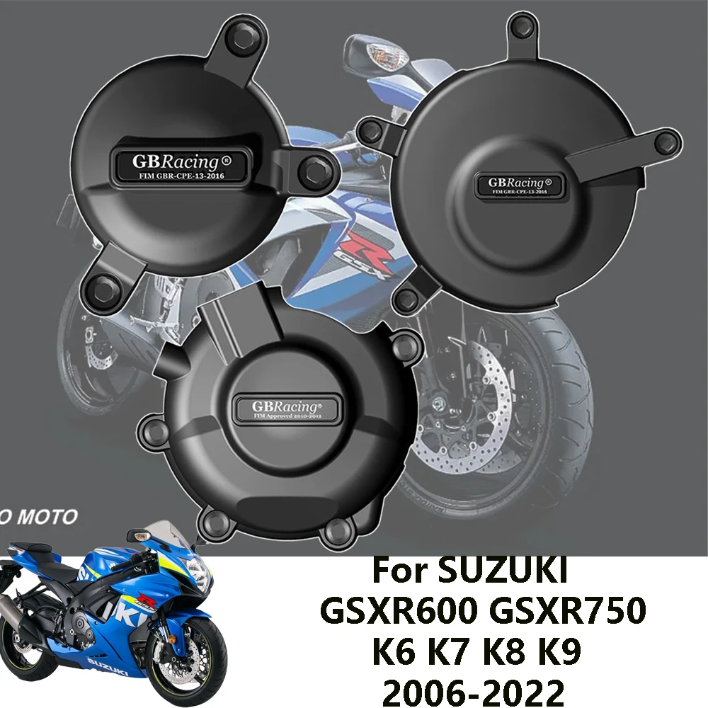 

GSXR750 защитный чехол для двигателя мотоцикла, Чехол Для GB Racing для SUZUKI GSXR600 GSXR750 K6 K7 K8 K9 2006-2022 2021 2020