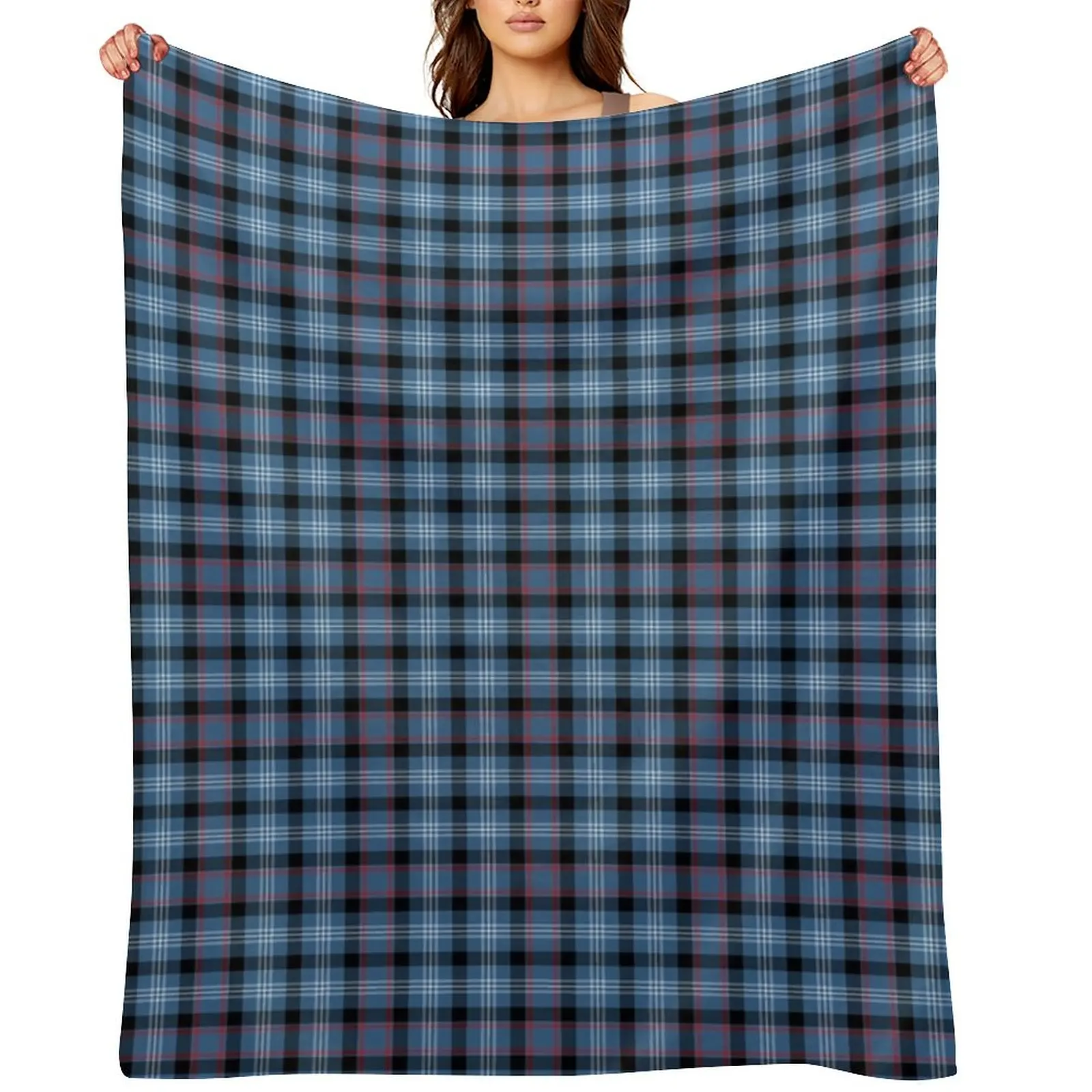 

Fitzgerald Tartan Pattern Blue Irish Plaid Throw Blanket Sofas Custom Beautifuls For Sofa Thin Blankets