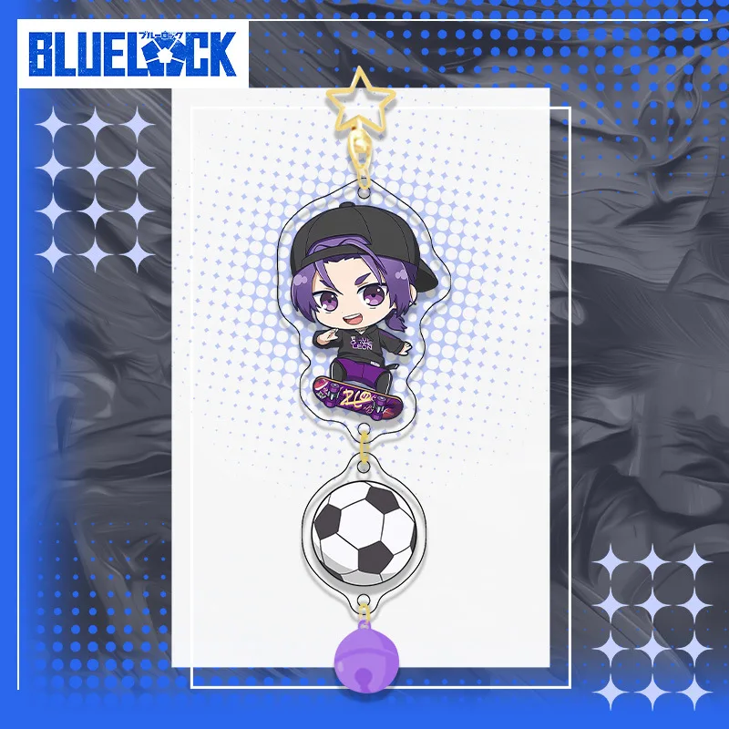 Hot Anime BLUE LOCK Figures Isagi Yoichi Bachira Meguru Chigiri Hyoma Cosplay Cute Acrylic Keychains Fans Christmas Gifts
