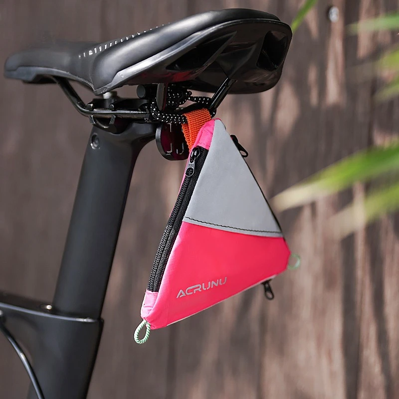 

1 шт. велосипедная треугольная сумка для горного/дорожного велосипеда-водонепроницаемая светоотражающая сумка для хранения багажника, полиэстер, уличное велосипедное снаряжение