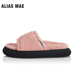 ALIAS MAE CLAUDE Home Leisure Anti slip Senior Designer Summer Women's Dirty and Plain Brand Logo Slippers