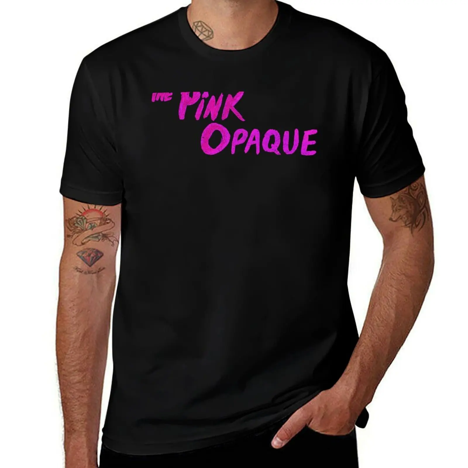 

The Pink Opaque T-Shirt t shirt man casual anime t shirts for man t shirts for man cotton soft T-shirt