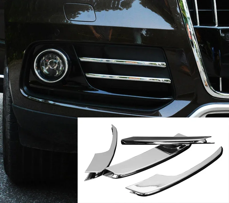 4pcs for Audi Q5 (2013-2016) Fog Lamp Grille Trim Electroplating Silver