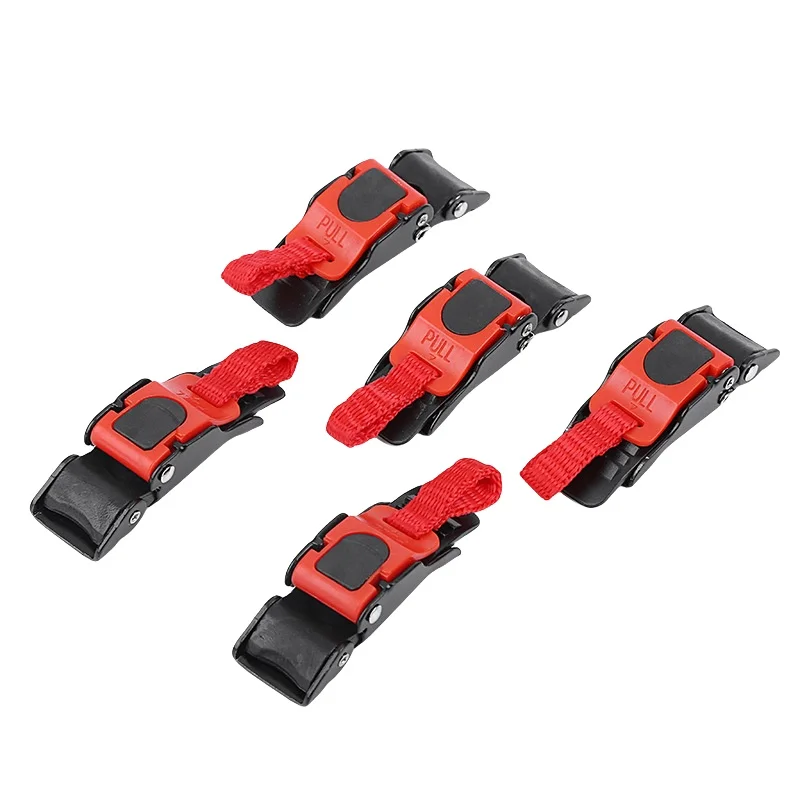 

1Pcs Professional Motorcycle Helmet Speed Clip Chin Strap Quick Release Pull Buckle Black Red Helmet Lock Socket