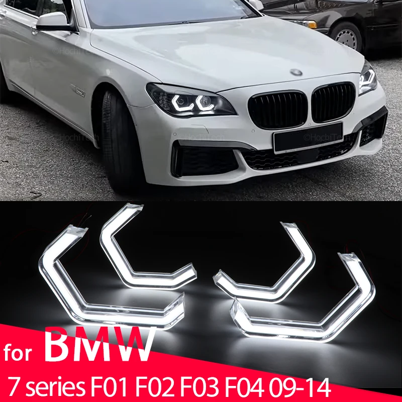 

M4 Concept Style DTM LED White Angel Eye Kit for BMW 7 Series F01 F02 F03 F04 730i 730Li 740i 750i 750Li 760i 730d 09-14