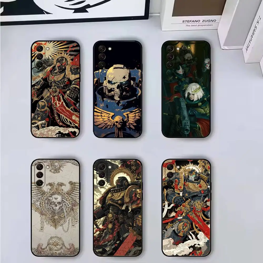 Game W-Warhammer-ES 40k Phone Case Black Silicone Soft For Samsung Galaxy A73,A72,A71,A70,A53,A52,A51