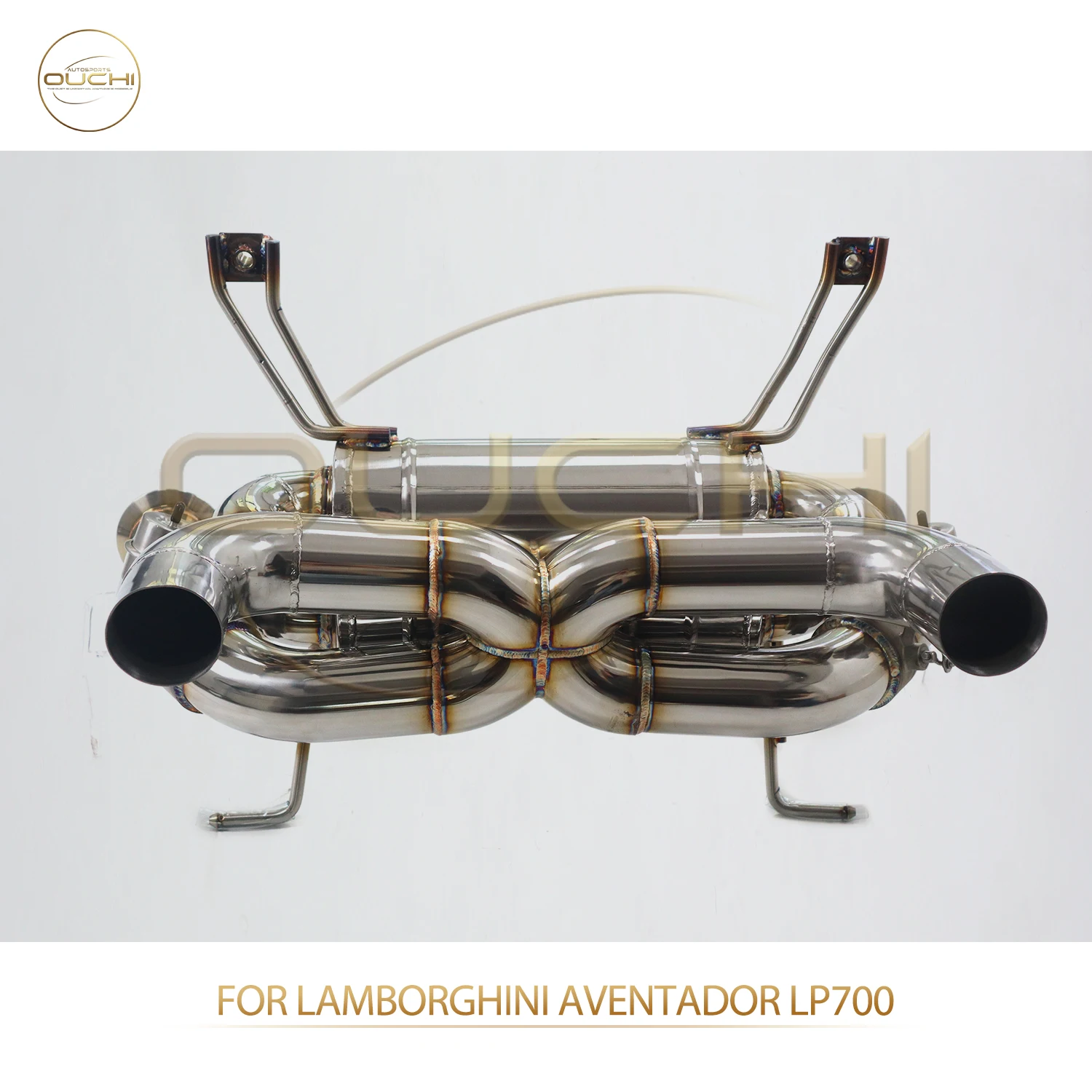 

OUCHI Factory Direct Sales SS304 Exhaust for Lamborghini Aventador LP700 Upgrade SVJ Pneumatic Valve Catback With Muffler