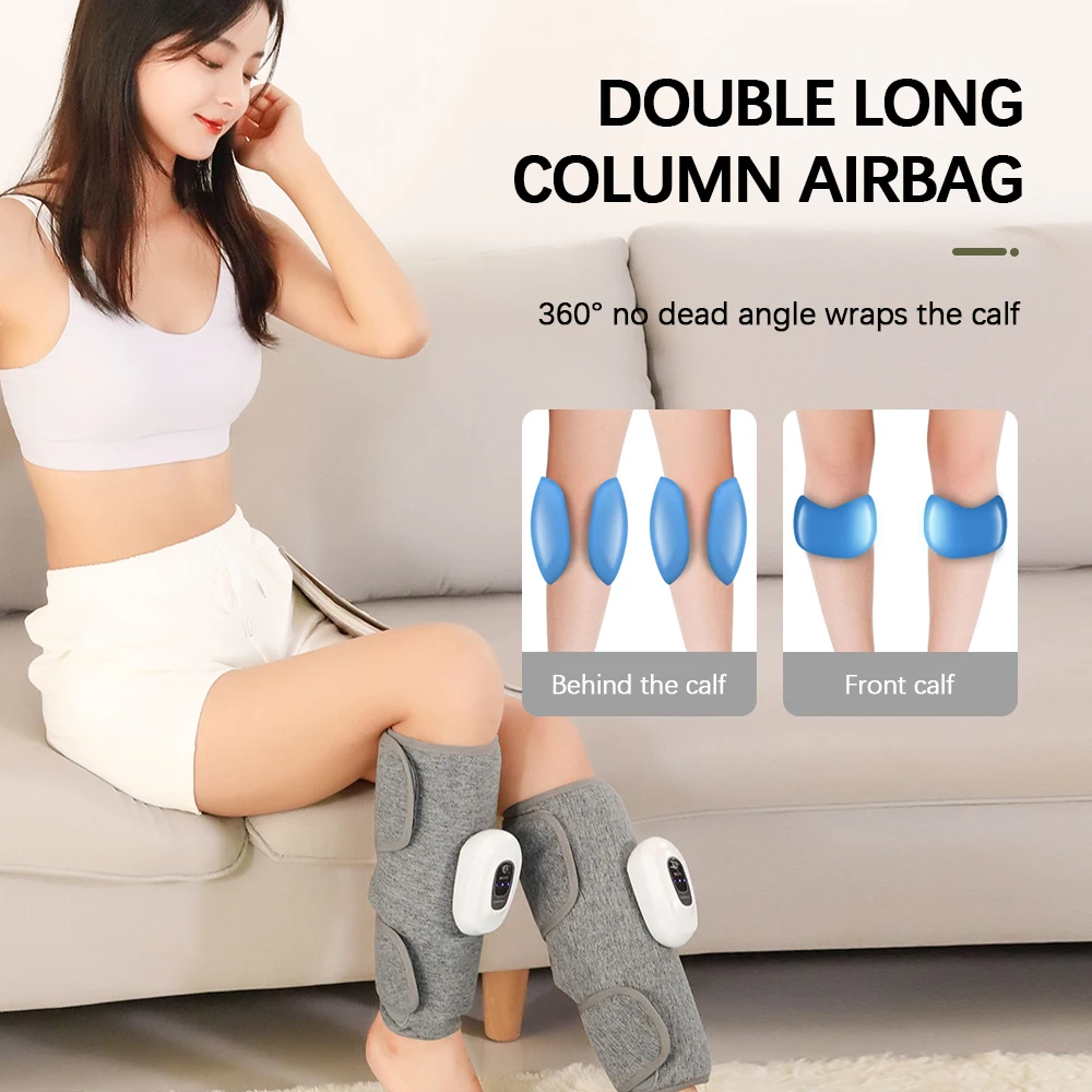 

Electric Calf Massager Air Pressure Airbag Leg Muscle Relaxation Blood Circulation Device for Beautiful Legs Shape