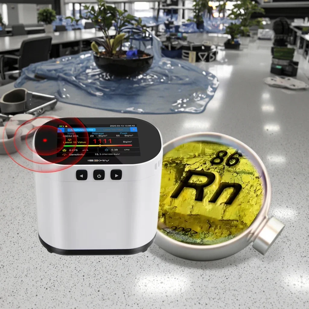 AIKESI RM-70 เครื่องตรวจจับเรดอน Ionization Chamber Pulsed Ion Alarm Sensor Home Air คุณภาพเครื่องตรวจจับก๊าซสมาร์ท
